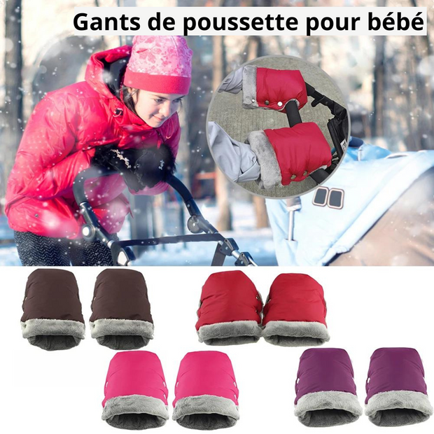 Gants De Poussette Pour Bébé Gants De Landau D'hiver Protège-Mains Pour .