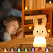 Lampe de nuit LED à capteur tactile Lapin